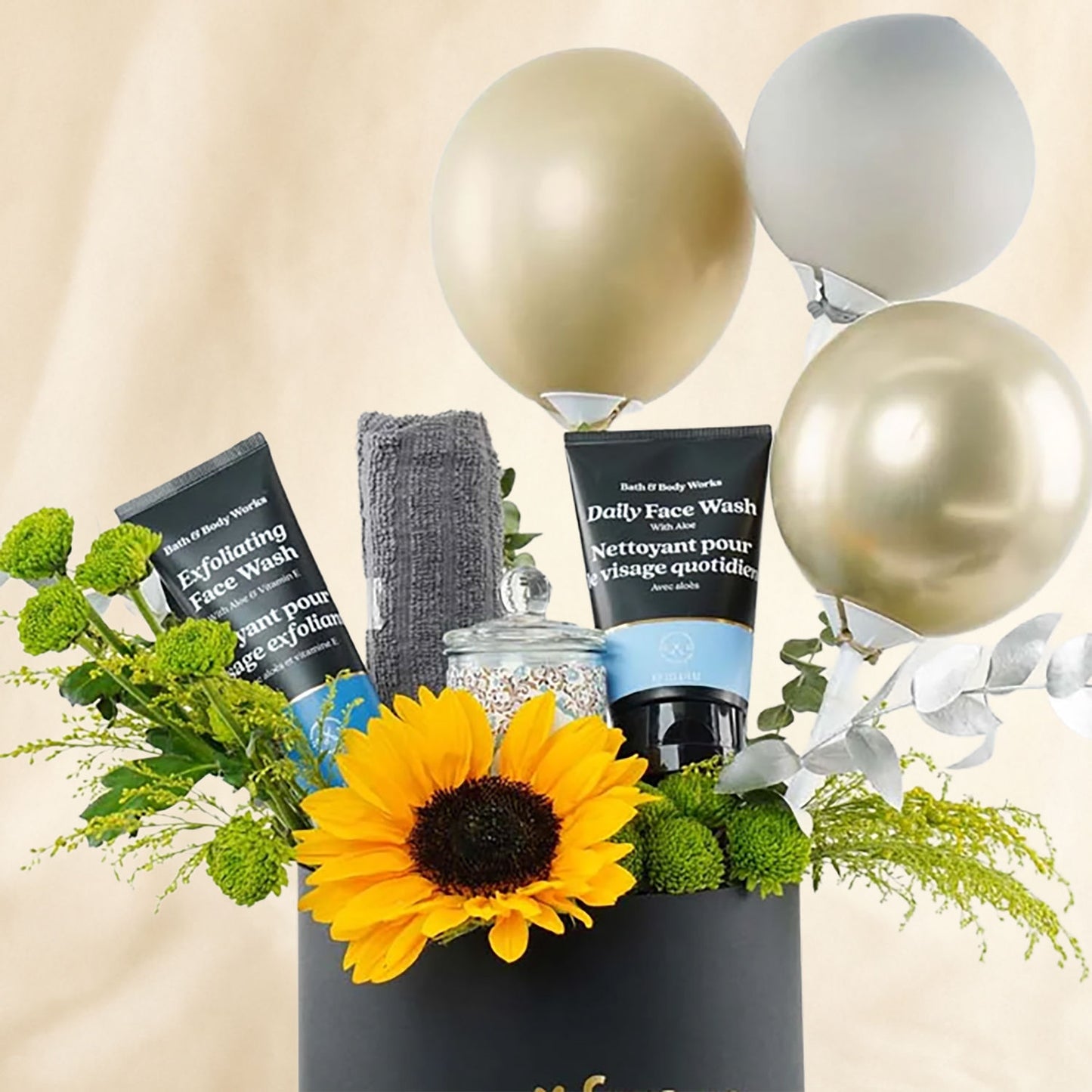 Beauty & Cheer Gift n Flowers Box