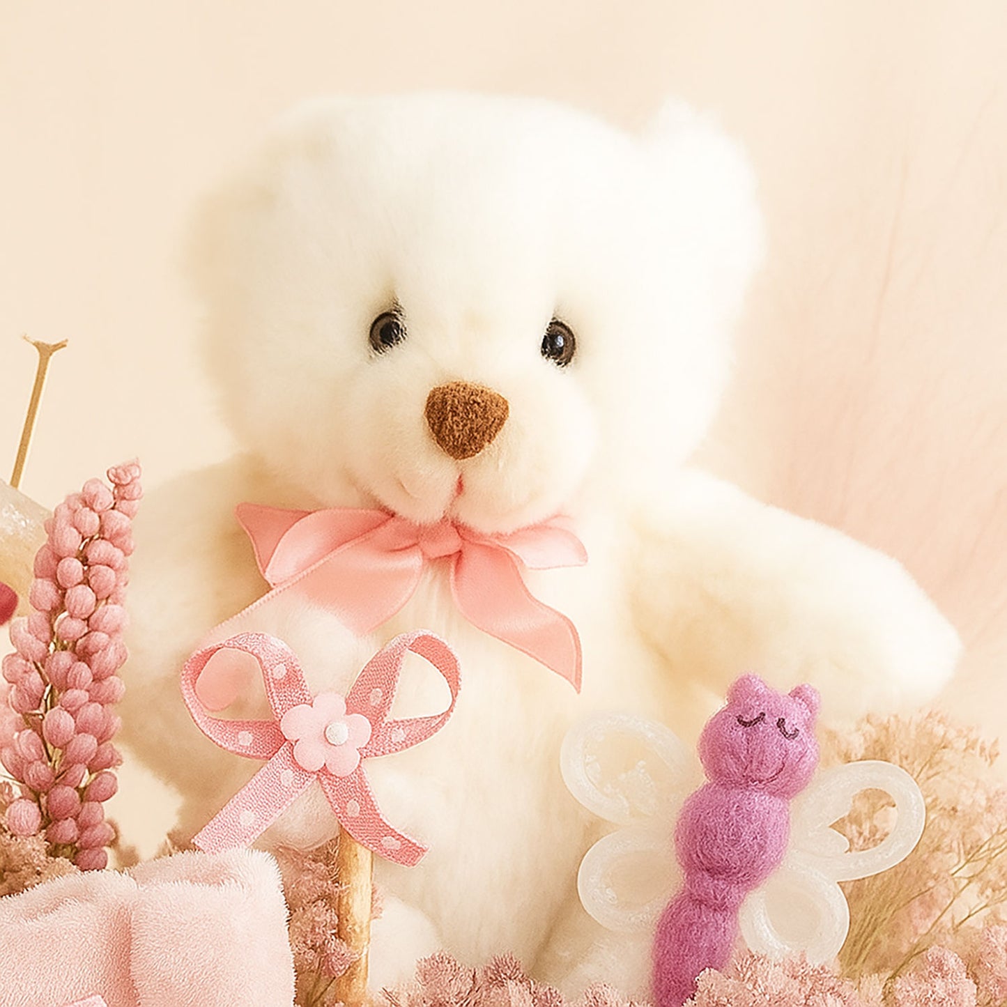 It's A Girl Celebration Hamper n Godiva Chocolate Box