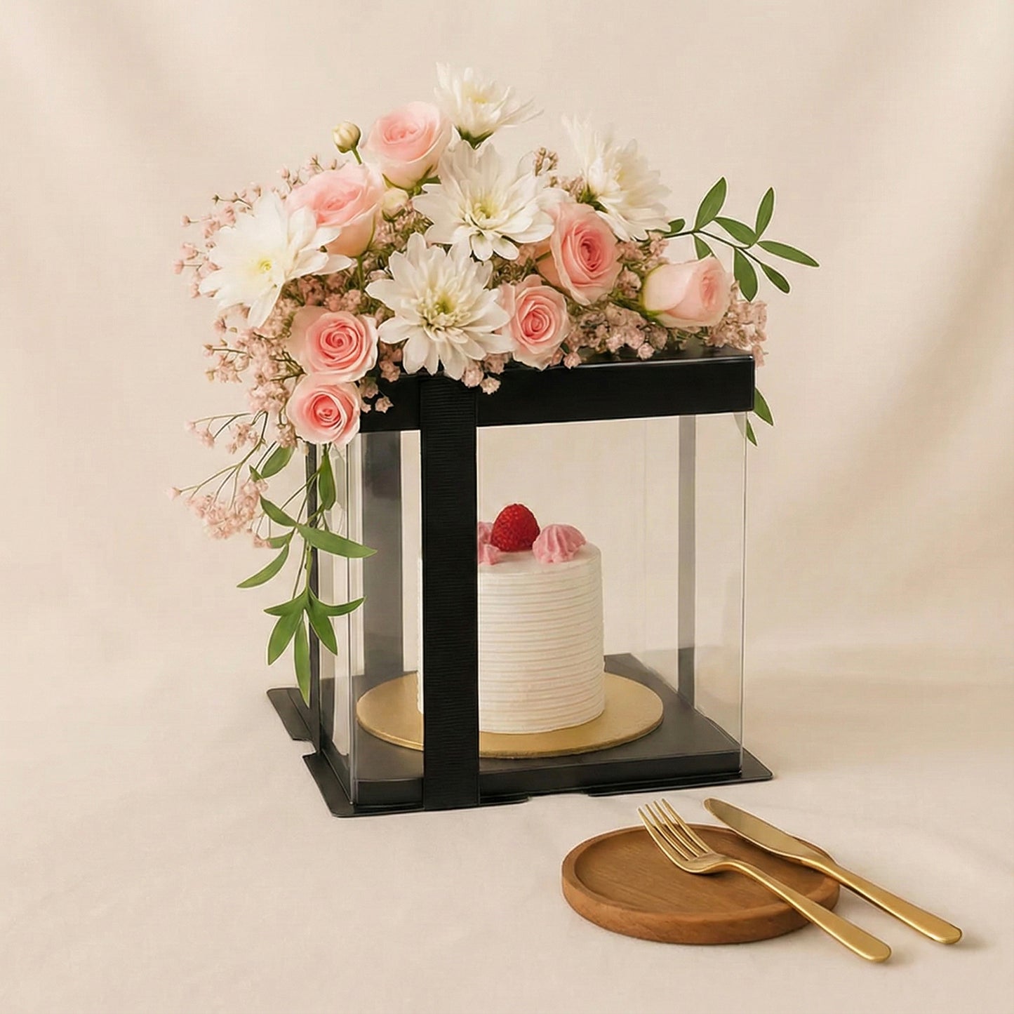 ستاند ورد بينك مع كيك فاخر