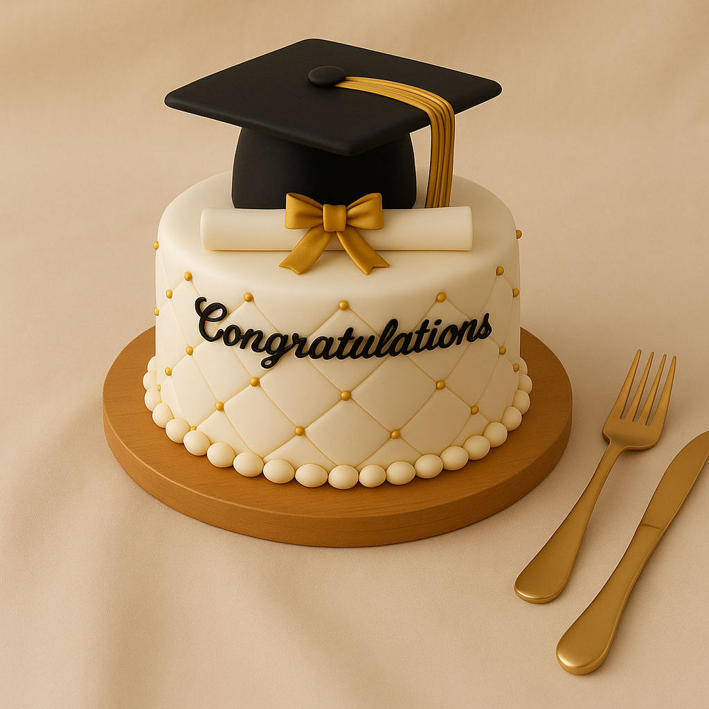 Graduation Ceremony Luxe Cake