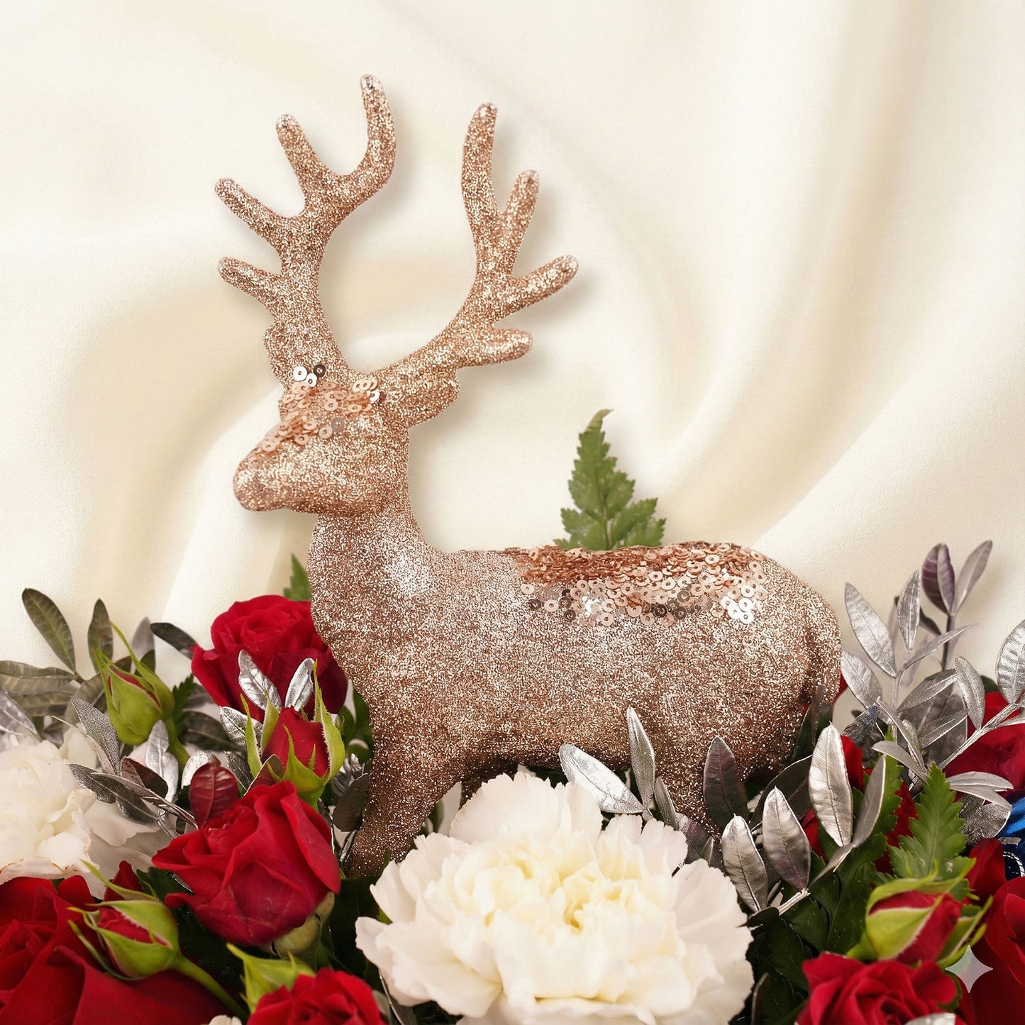 ورود زينة طاولة مع ديكور رنة