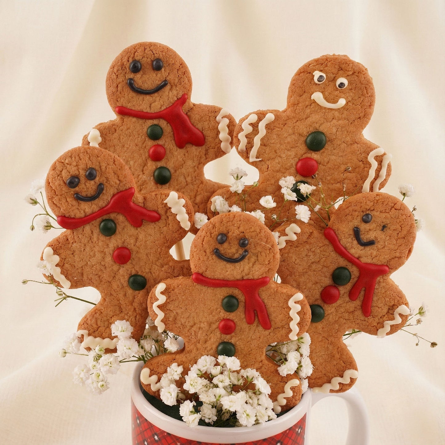 Holiday Happiness Gingerbread Man Cookies