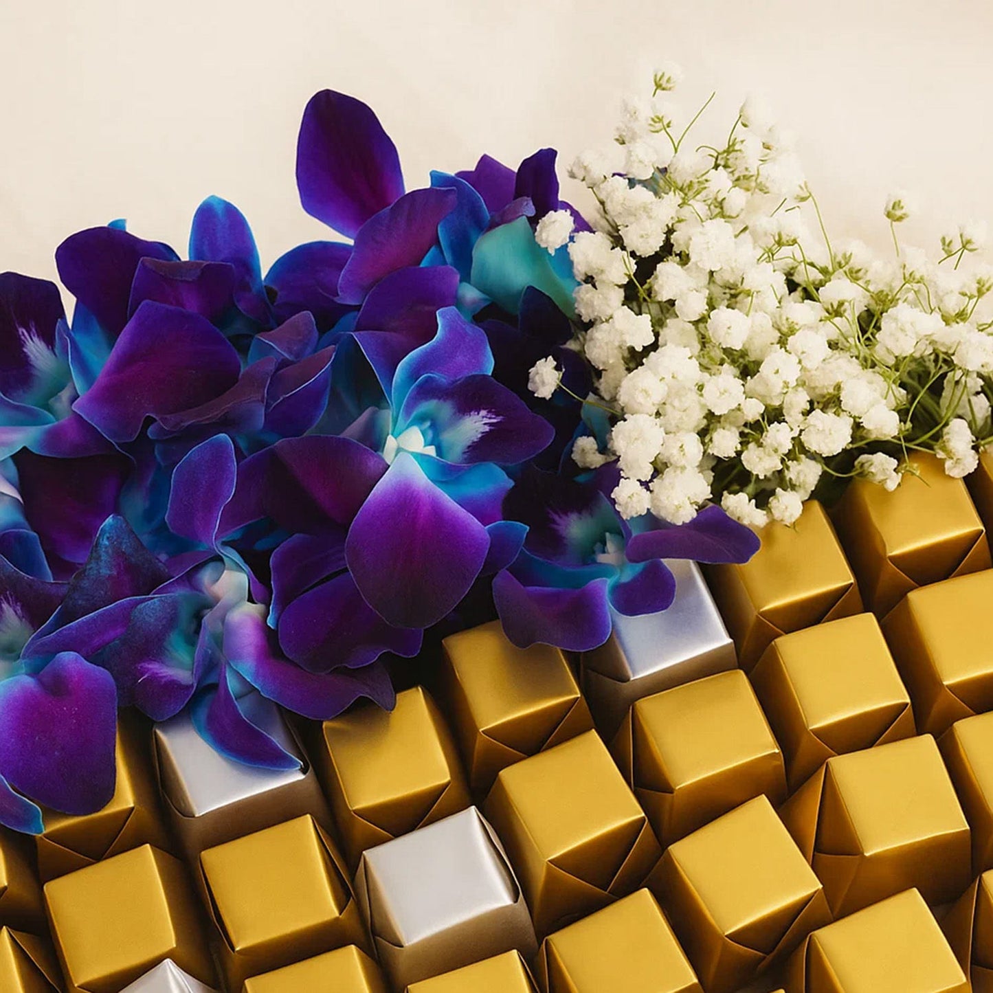 Orchid n Chocolate Delight Tray