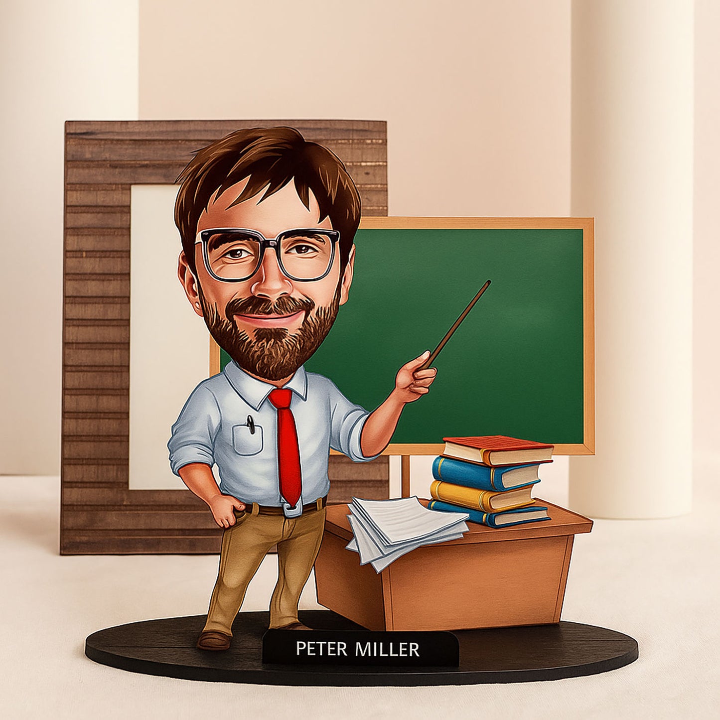 شخصية كاريكاتير المعلم