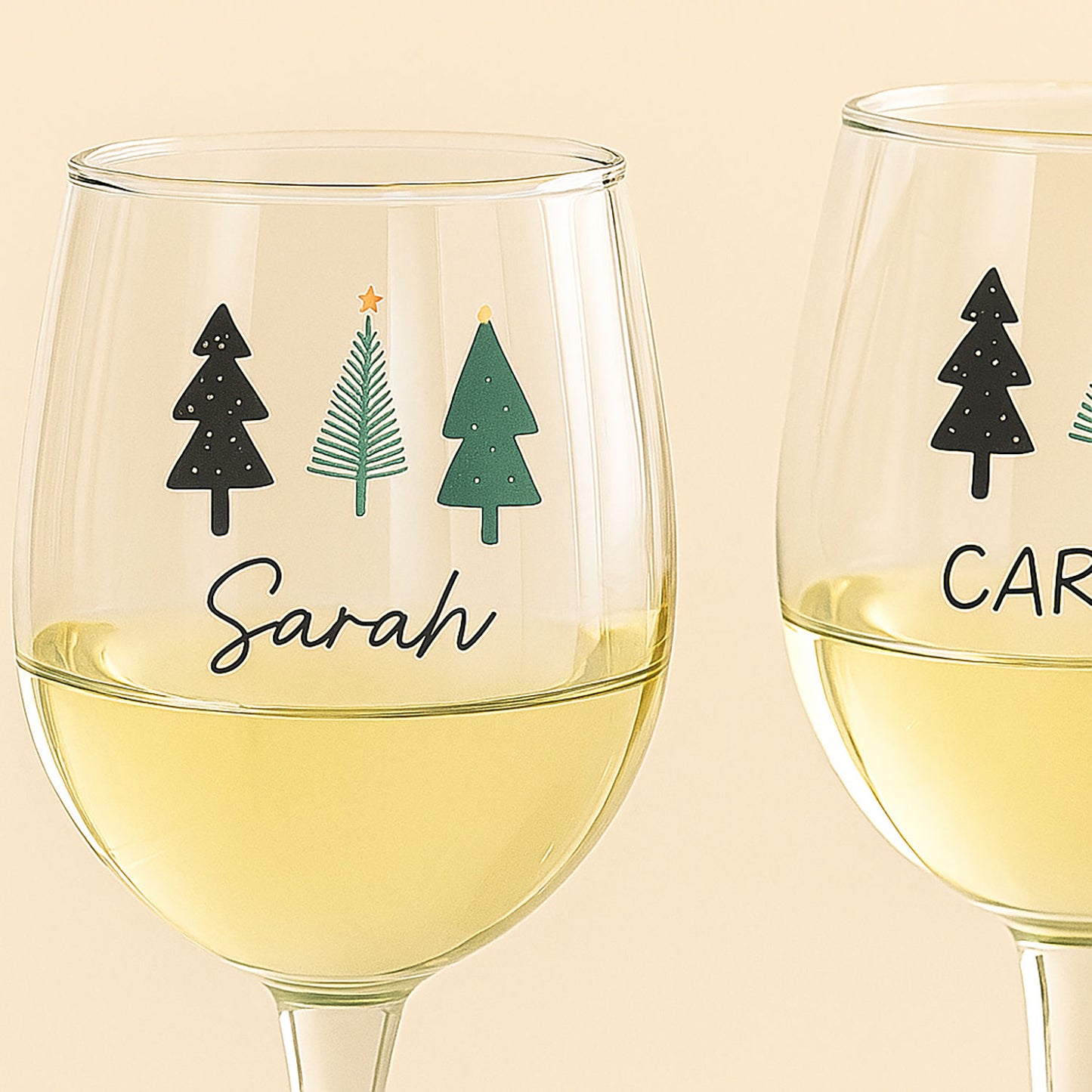 Personalised Name Glass Set