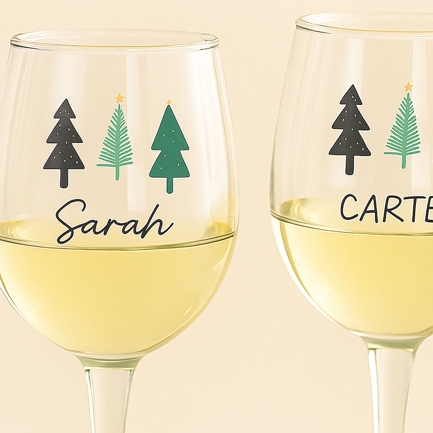 Personalised Name Glass Set