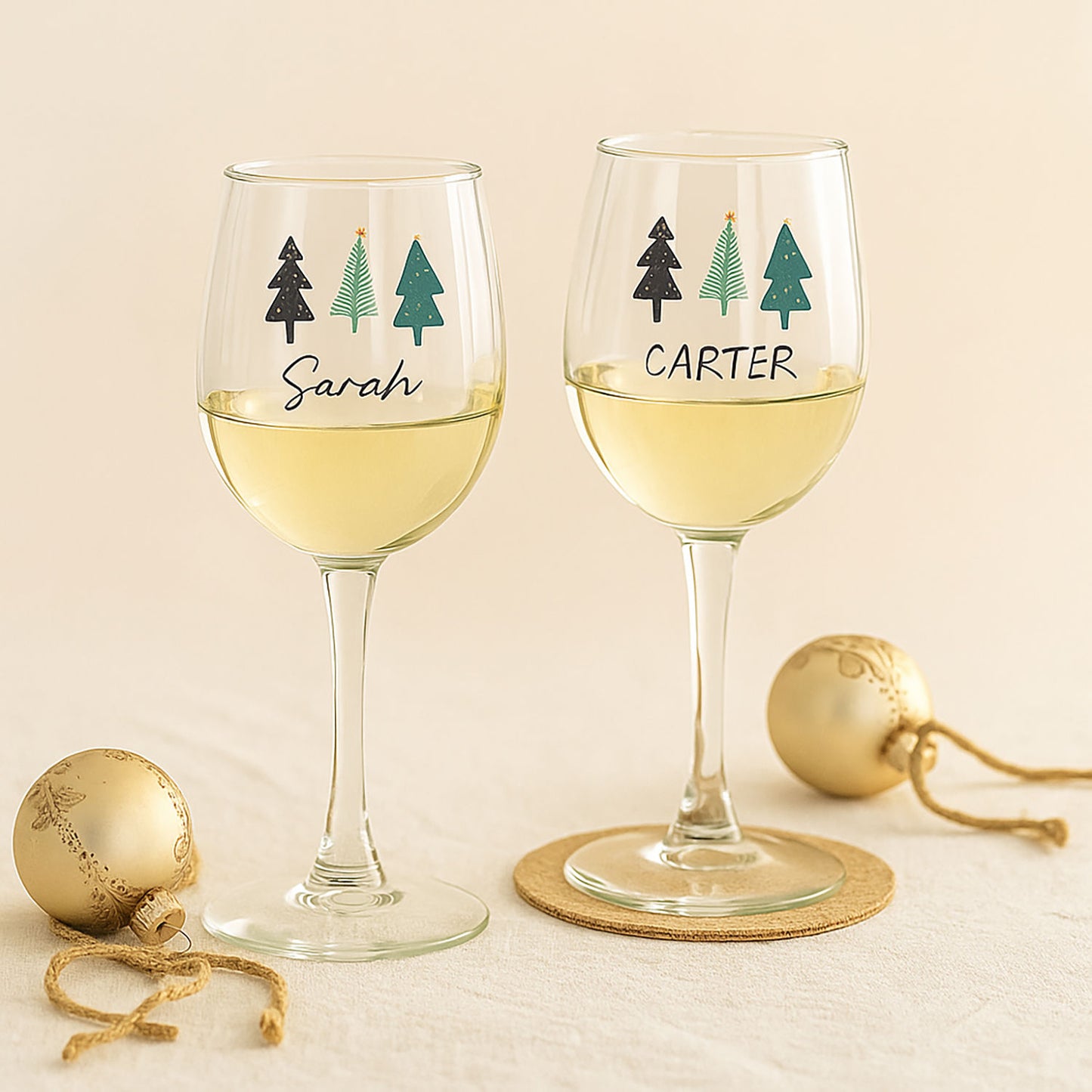 Personalised Name Glass Set