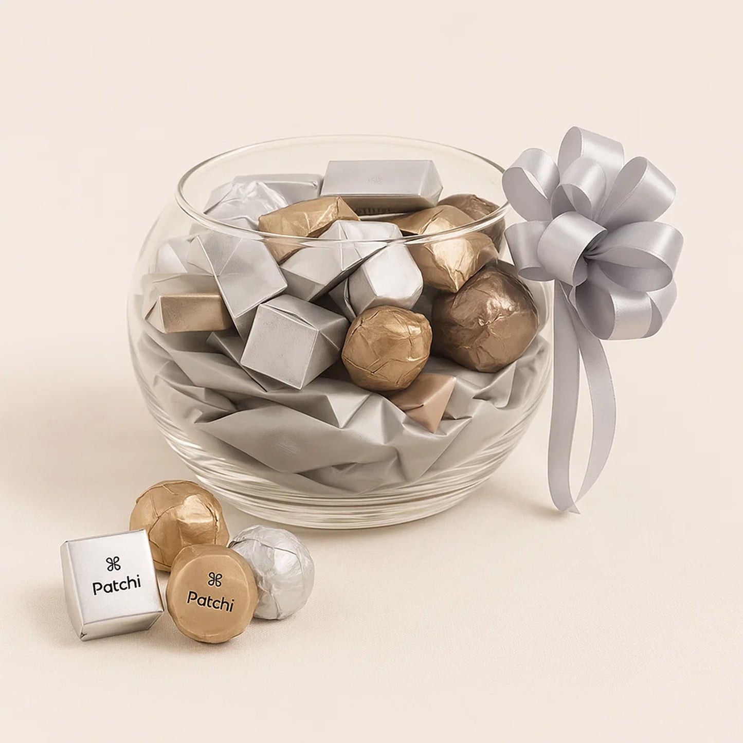 كومبو شوكولاتة باتشي و باقة ورد أصفر
