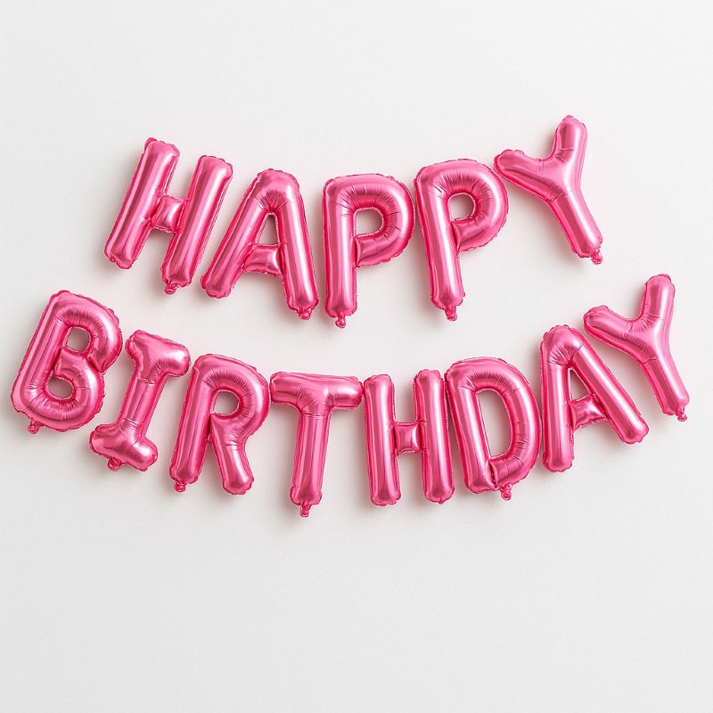 Happy Birthday Alphabet Balloon Set