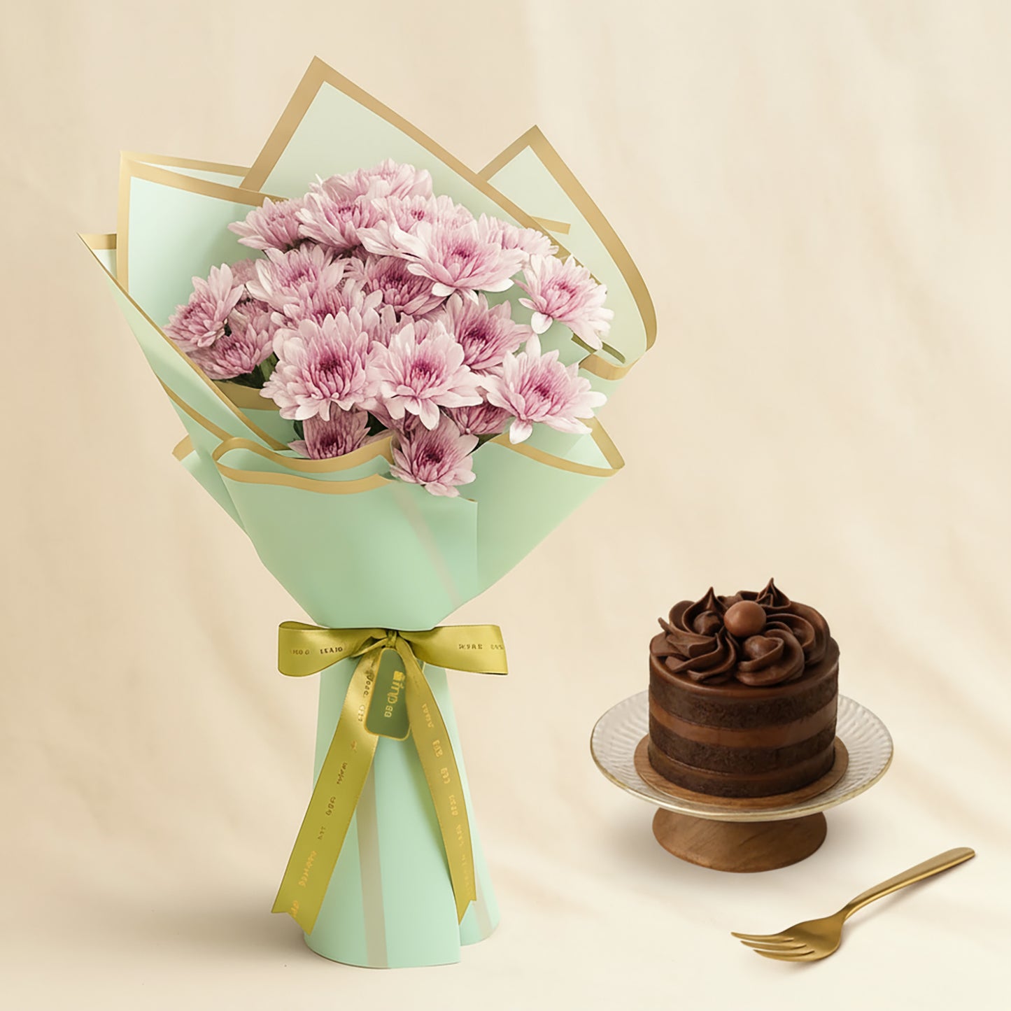 Purple Chrysanthemum Delicate Bouquet