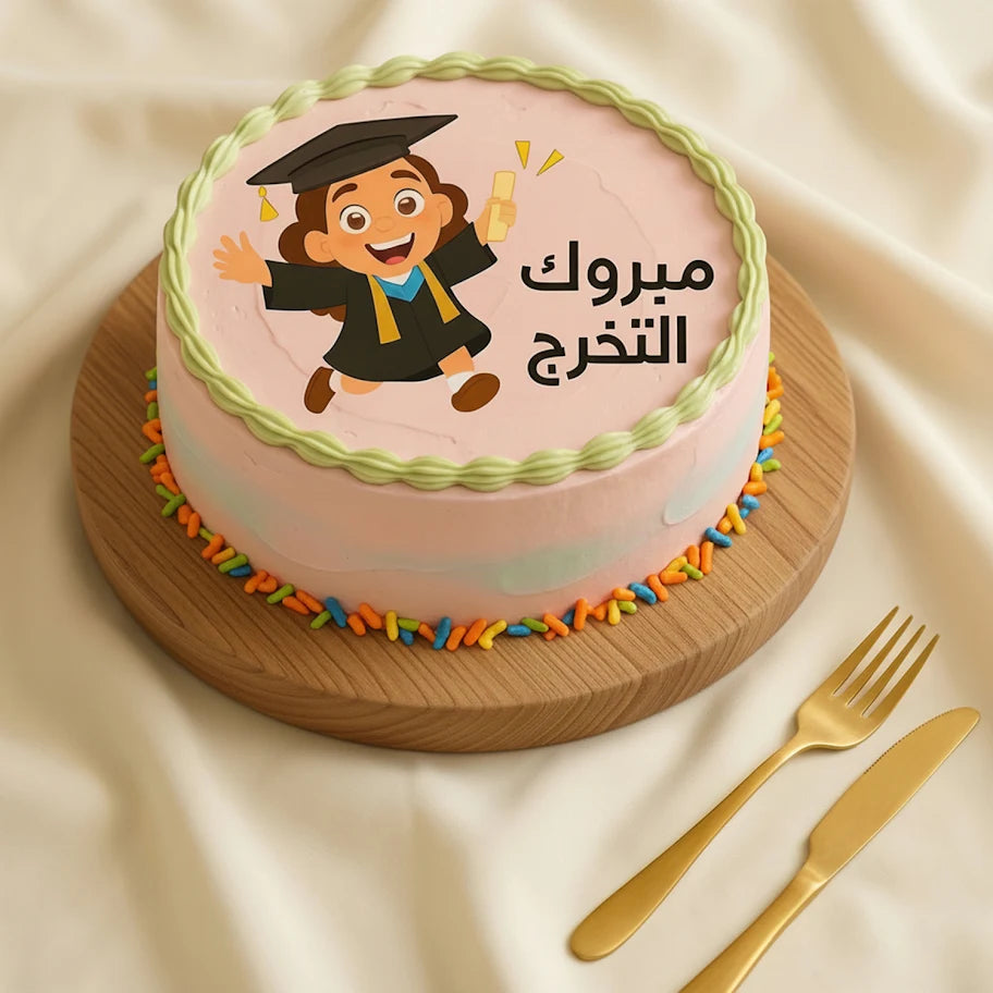 School Success Celebratory Cake For Girls