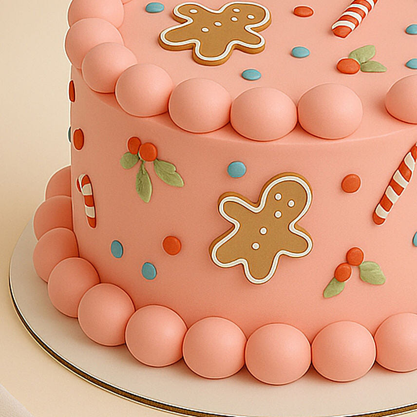 Seasons Greetings Chocolate Truffle Cake