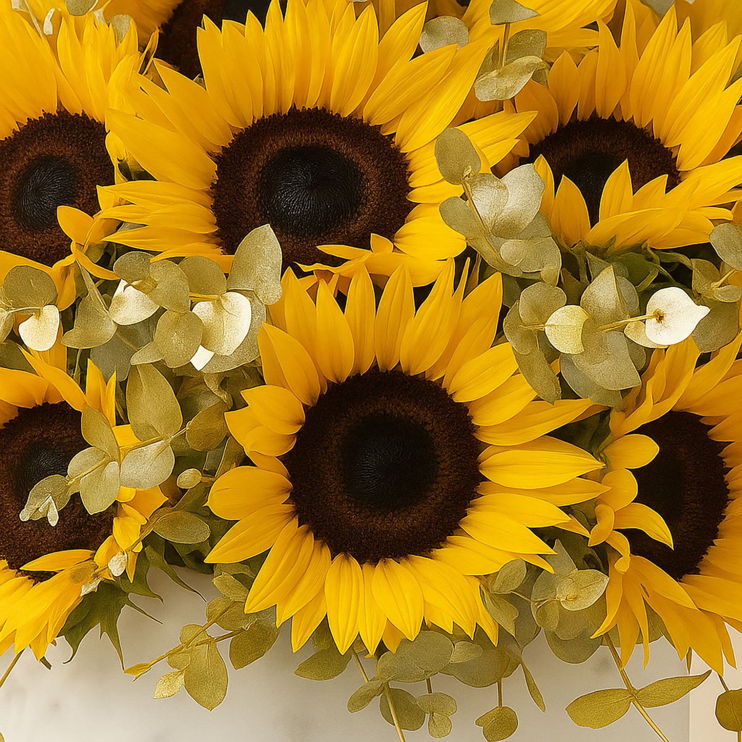 بوكس ورد ملكي | دوار الشمس مع الشوكولاتة