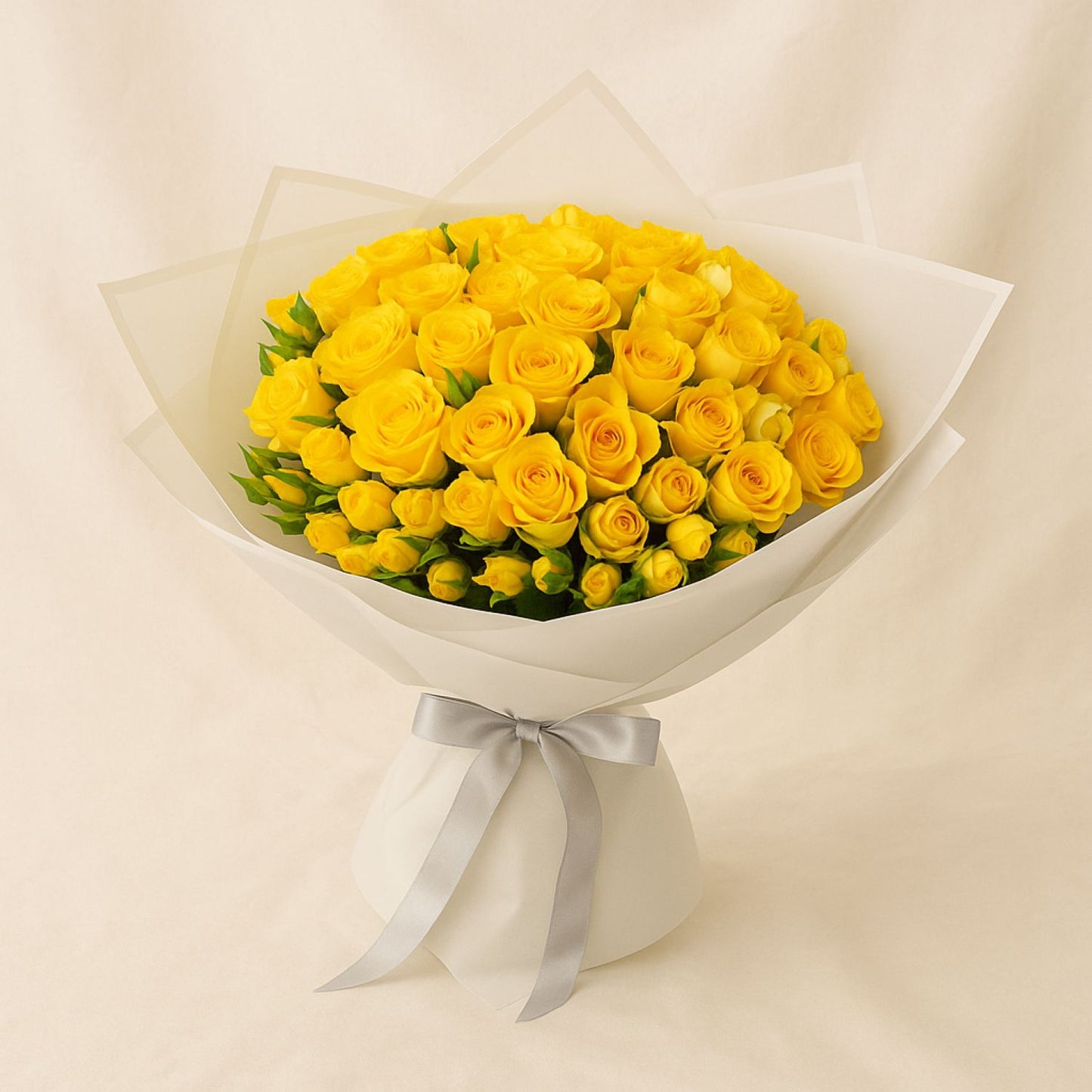 Sunshine Glow Yellow Rose Bouquet