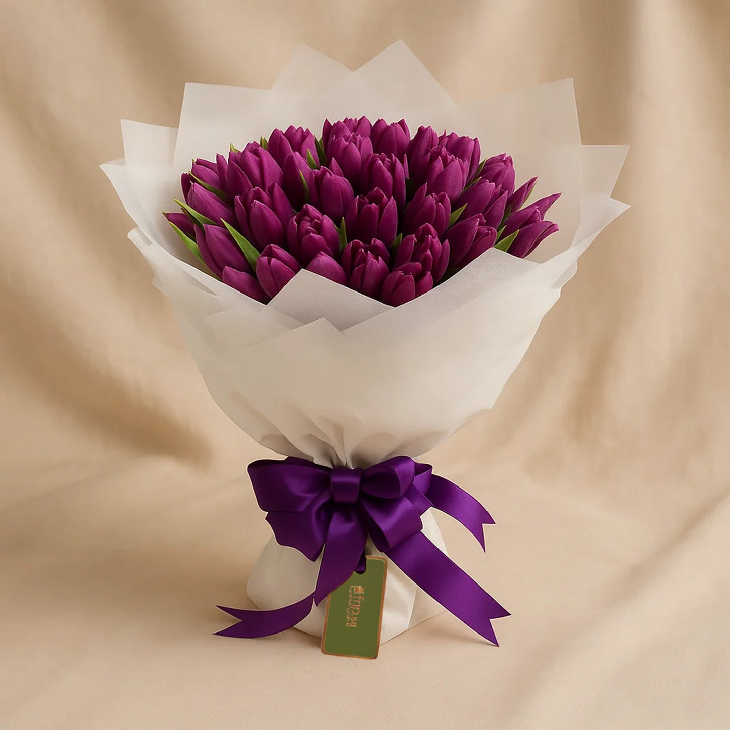 Violet Charm Tulip Flower Bouquet