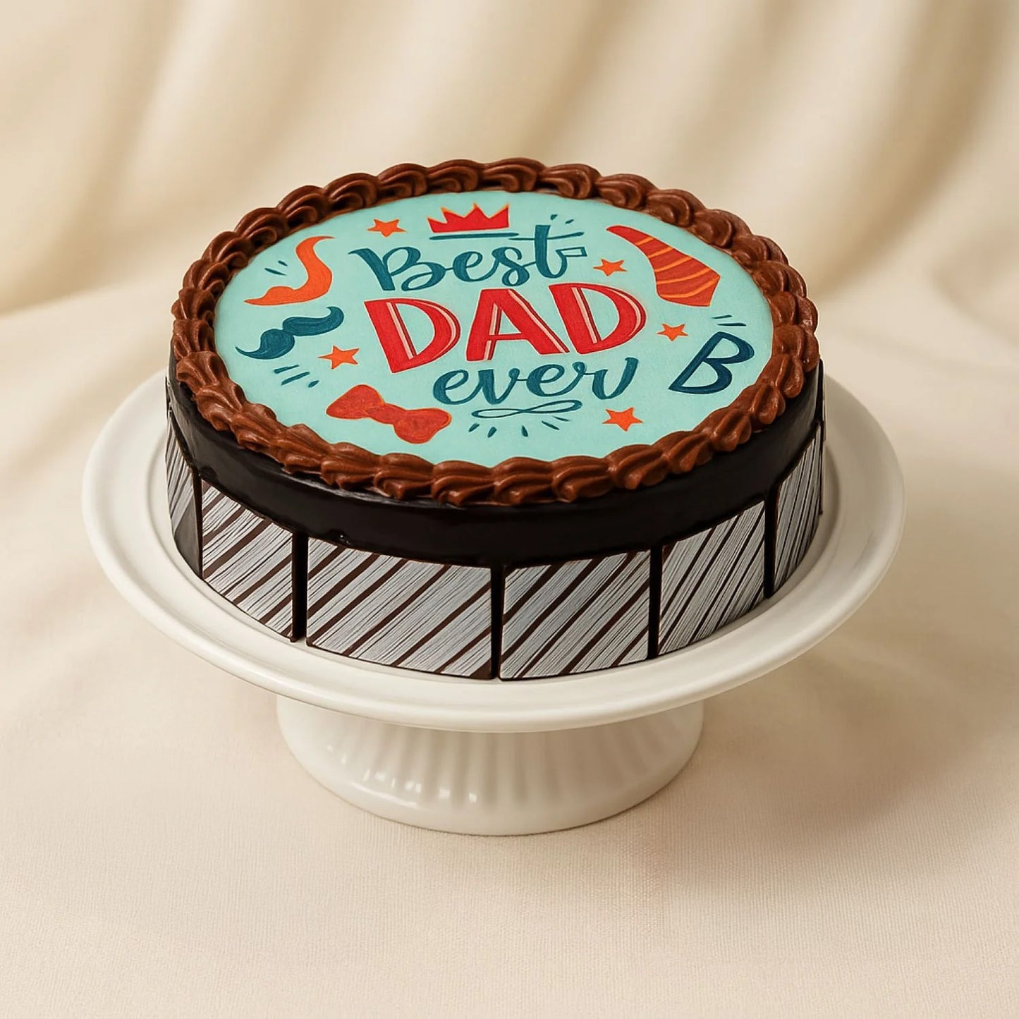 World's Best Dad Chocolate Cake