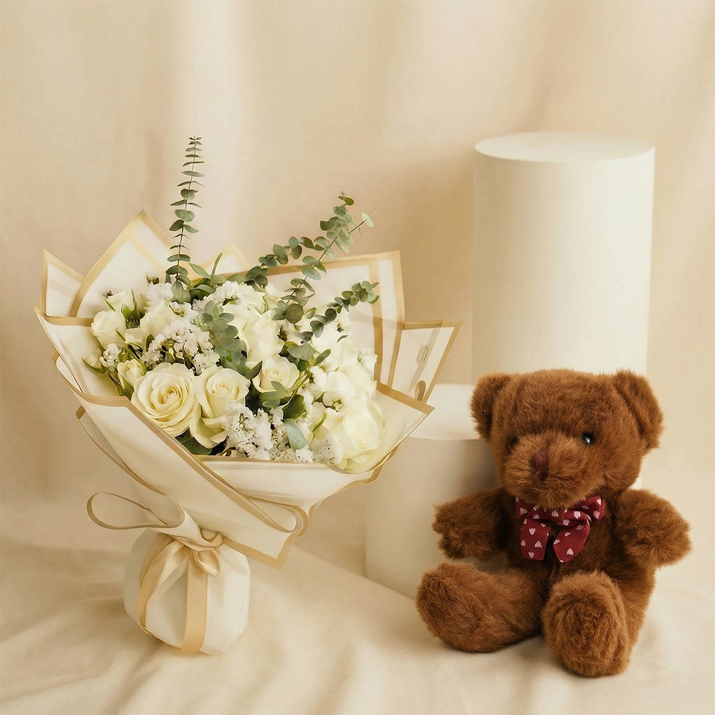 باقة ورد همسات العاج