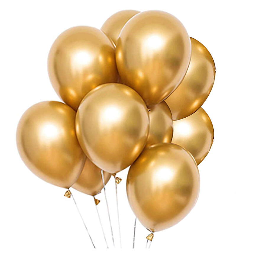 Celebratory Balloons Golden Set