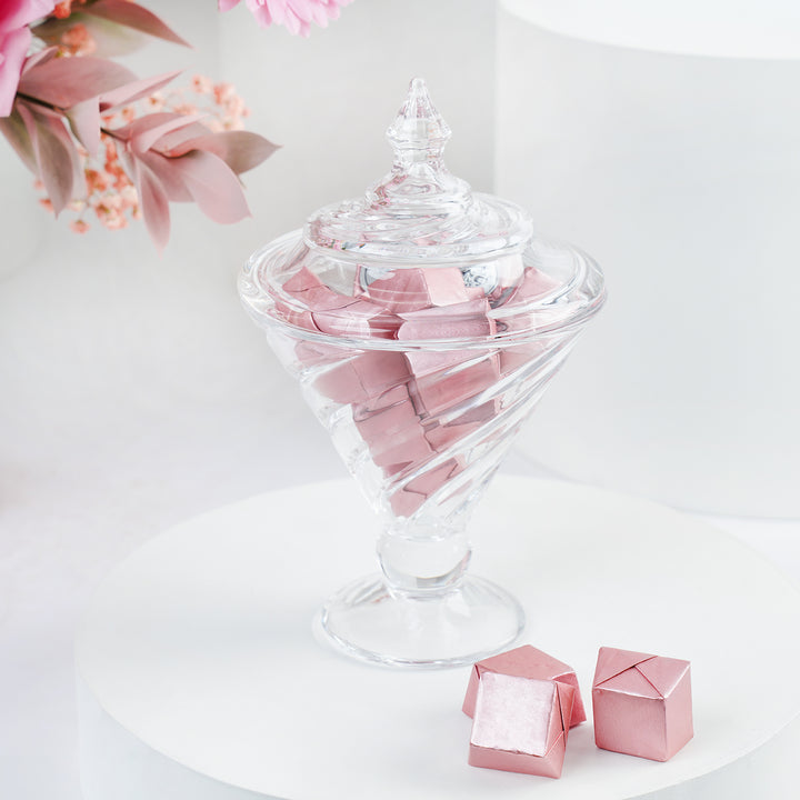 Chocolate With  Pink Flower Vase n Artificial Leaves