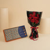 La Merna Chocolate Box n Red Roses Flower Bouquet