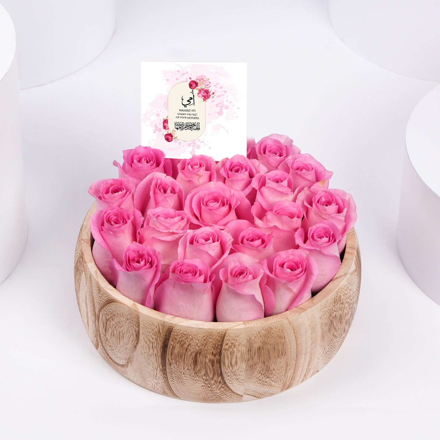 Mom's Pink Roses Tray