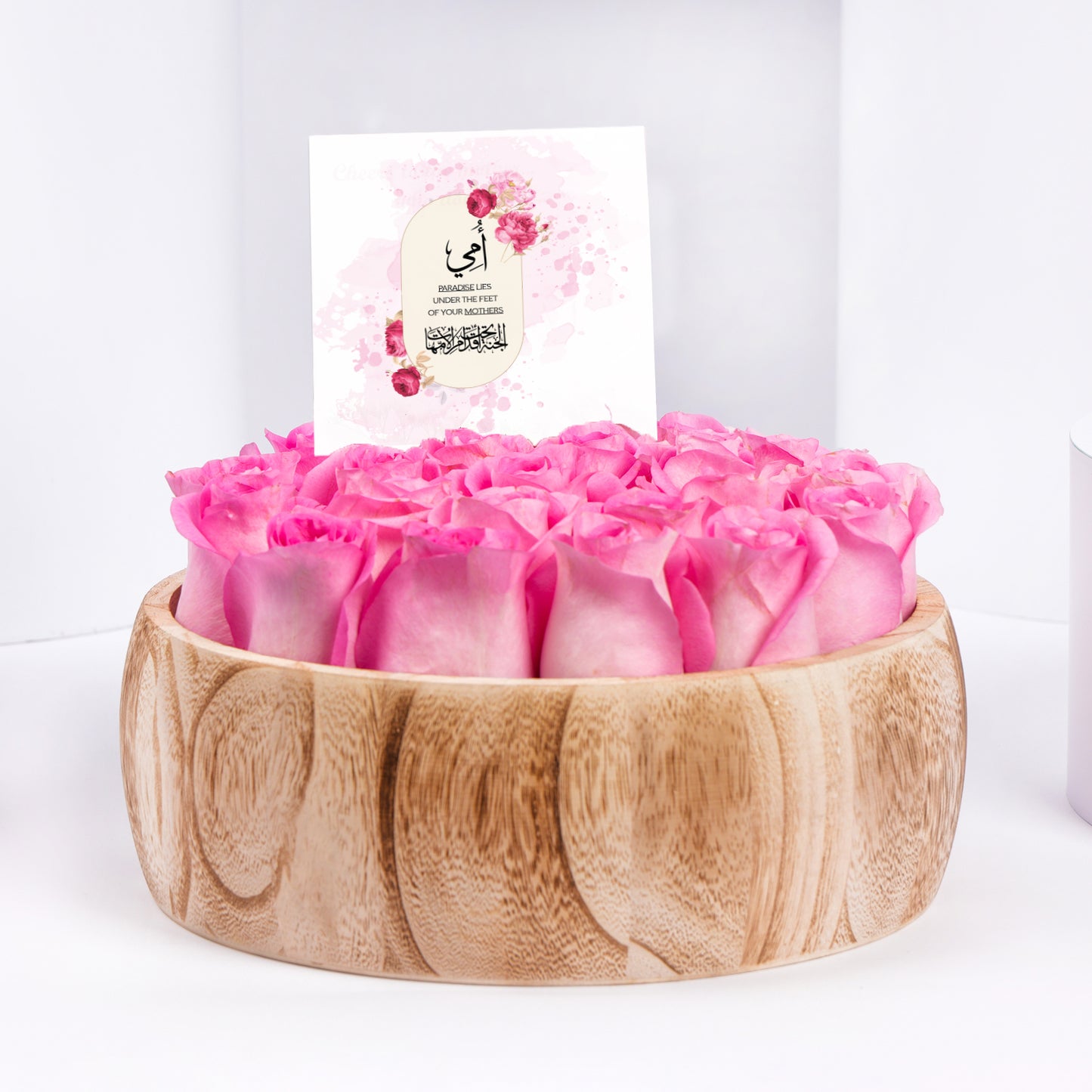 Mom's Pink Roses Tray