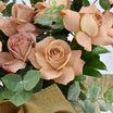 12 Cappuccino Roses Flower Bouquet