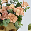 12 Cappuccino Roses Flower Bouquet
