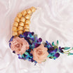 Orchid Crescent With Roses n Chocolates