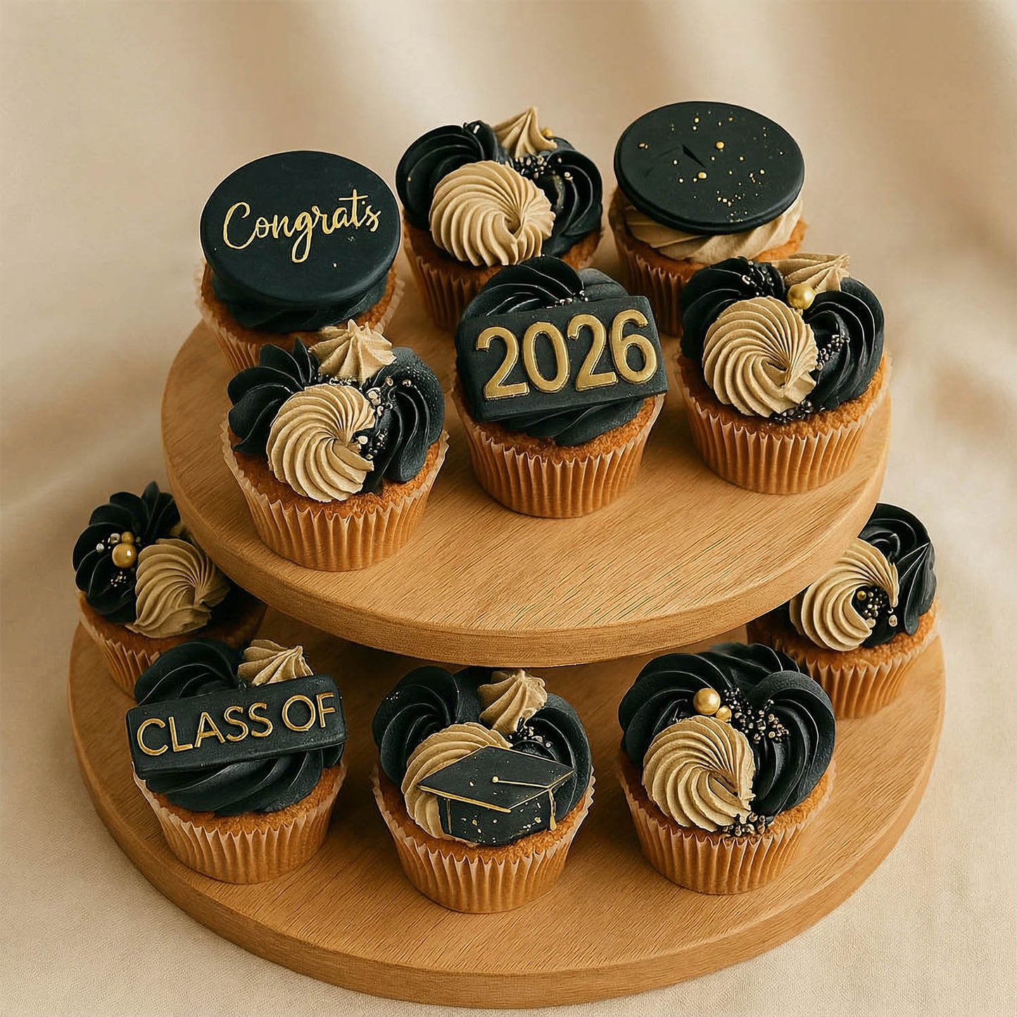 Graduation Luxe Cupcake Set