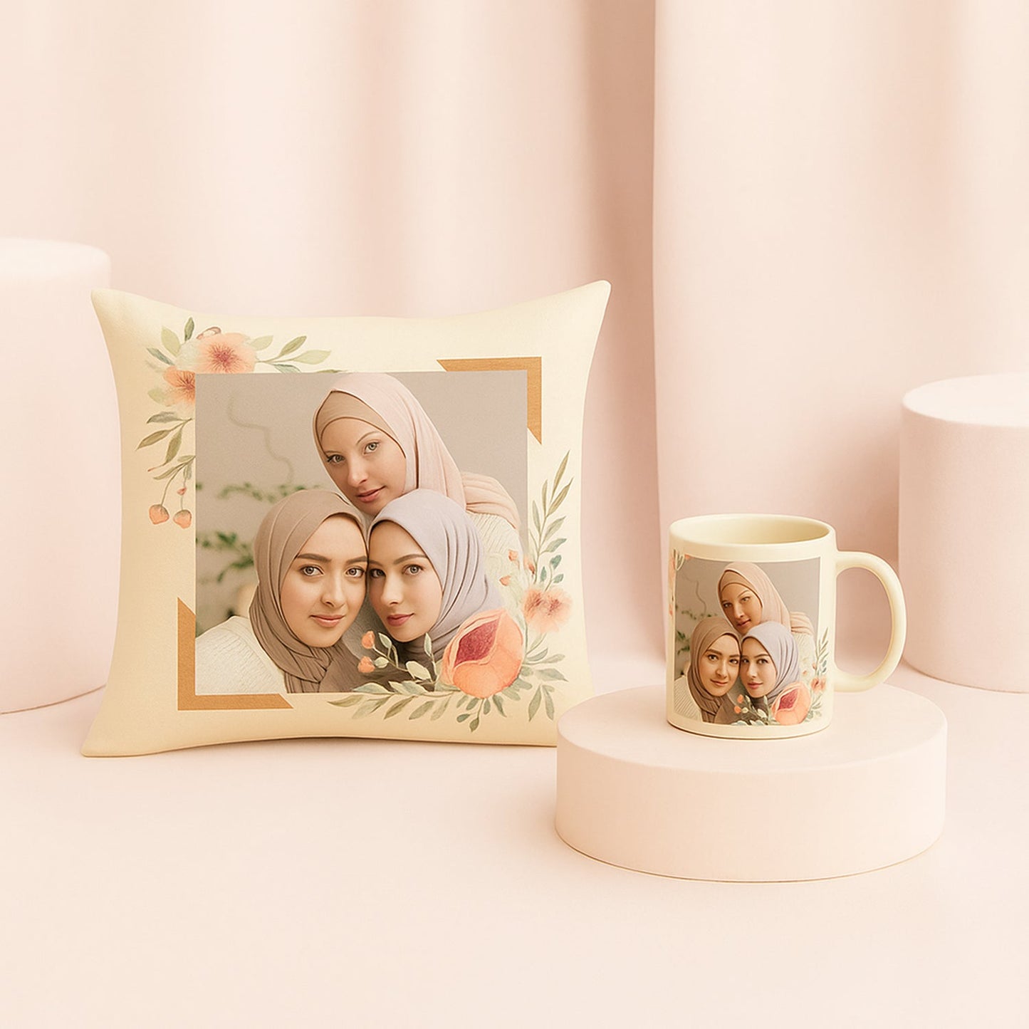 Cushion n Mug Sister Gift Set
