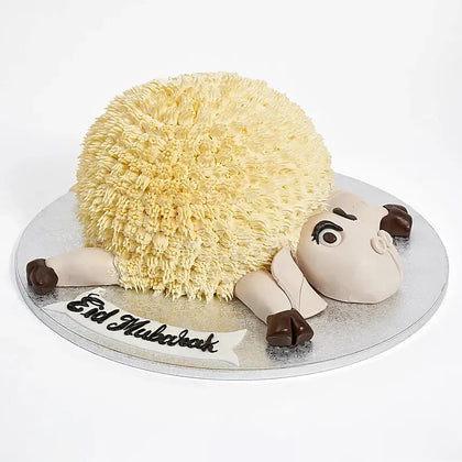 Eid Mubarak Cake Sheep Design