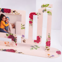 My Mom Floral Acrylic Photo Table Top