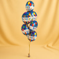 Birthday Greetings Foil Balloons