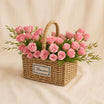 Delicate Spray Rose Basket