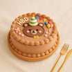 Teddy Birthday Chocolate Cake