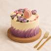 Flowers n Macaroon Chocolate Cake