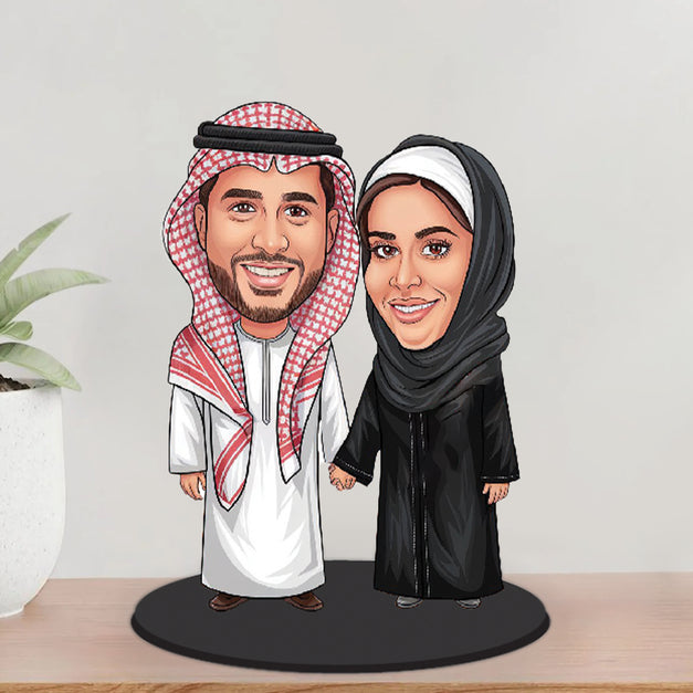 هدايا زواج | كاريكاتور للزوج و الزوجة