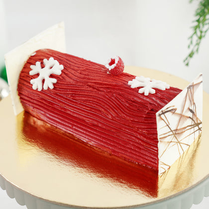Log Cake Red Velvet 4 Portions