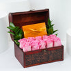 Treasure Box | Pink Roses & Godiva Chocolate