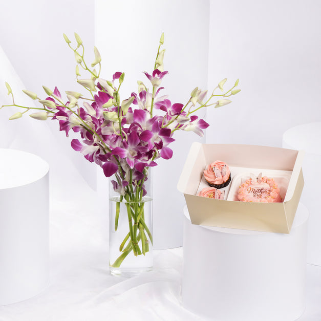 Orchid Vase n Mom's Treat Box