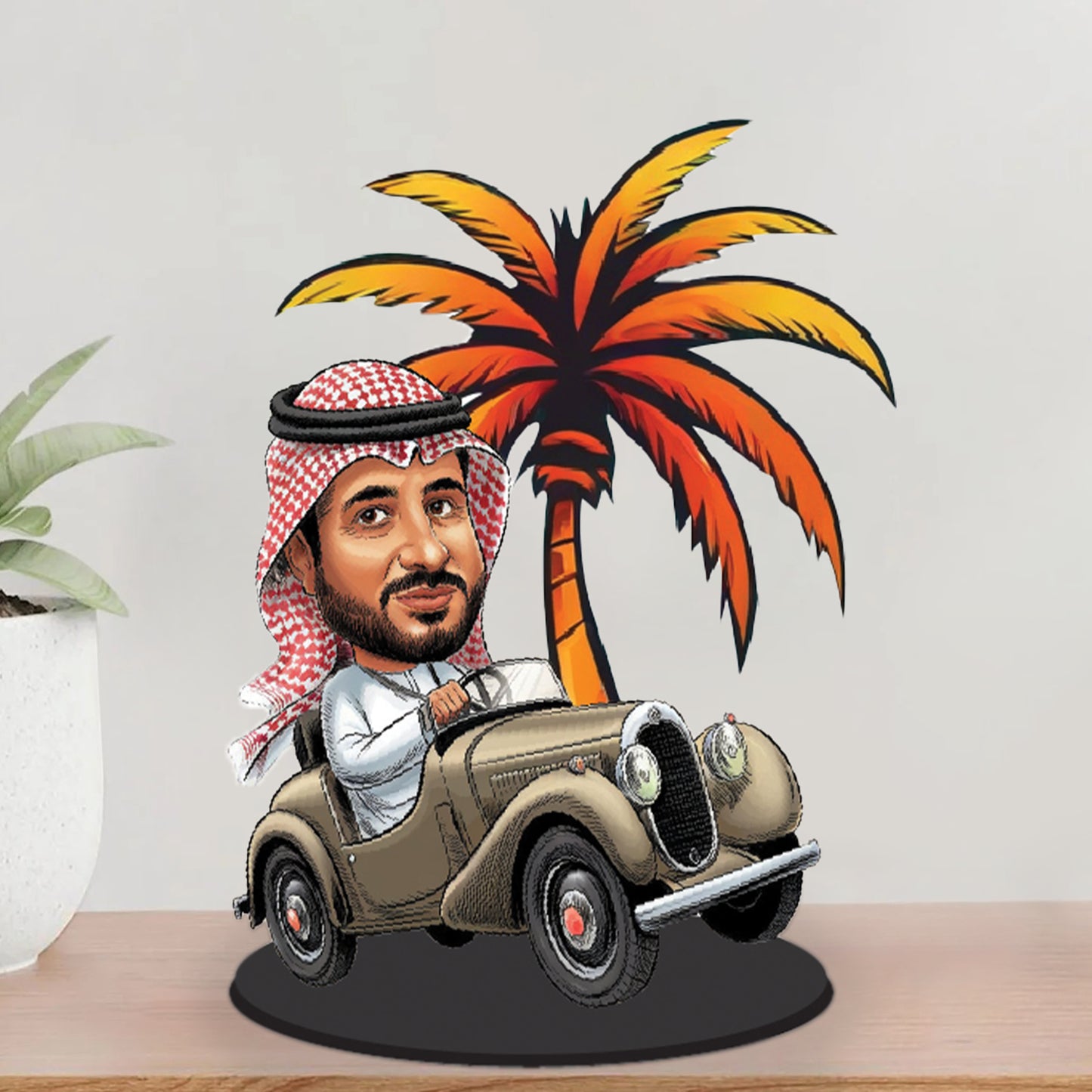 تخصص هدية للاب | ديكور كاريكاتير بالصورة الشخصية