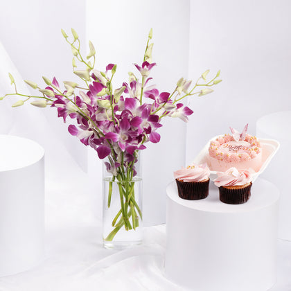 Orchid Vase n Mom's Treat Box