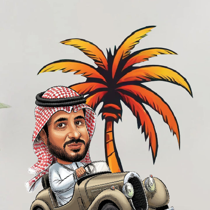 تخصص هدية للاب | ديكور كاريكاتير بالصورة الشخصية