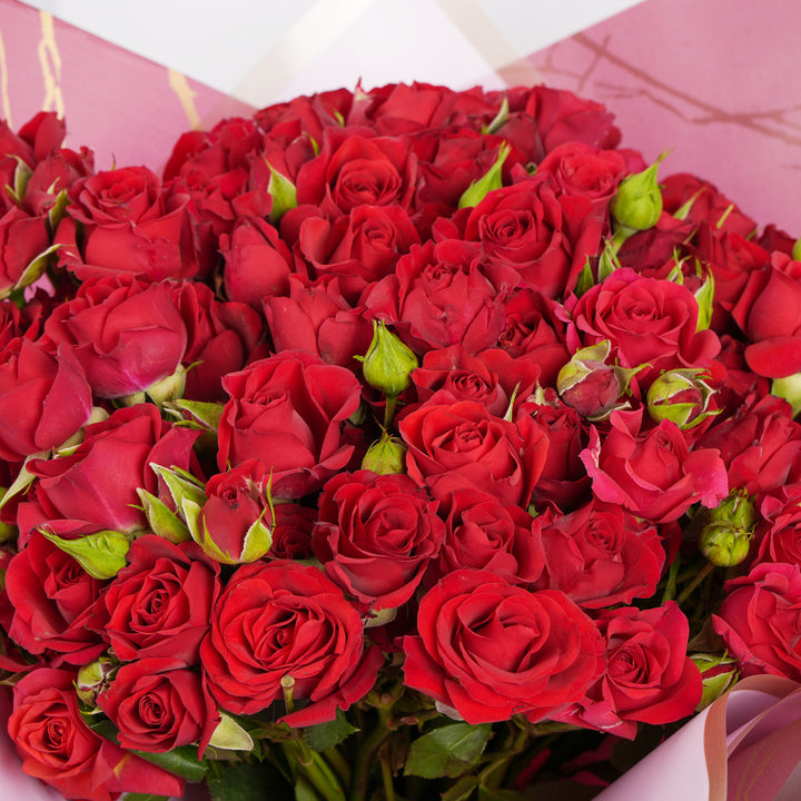 20 Red Spray Rose Bouquet