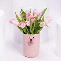 Pink Tulip Premium Pink Vase 