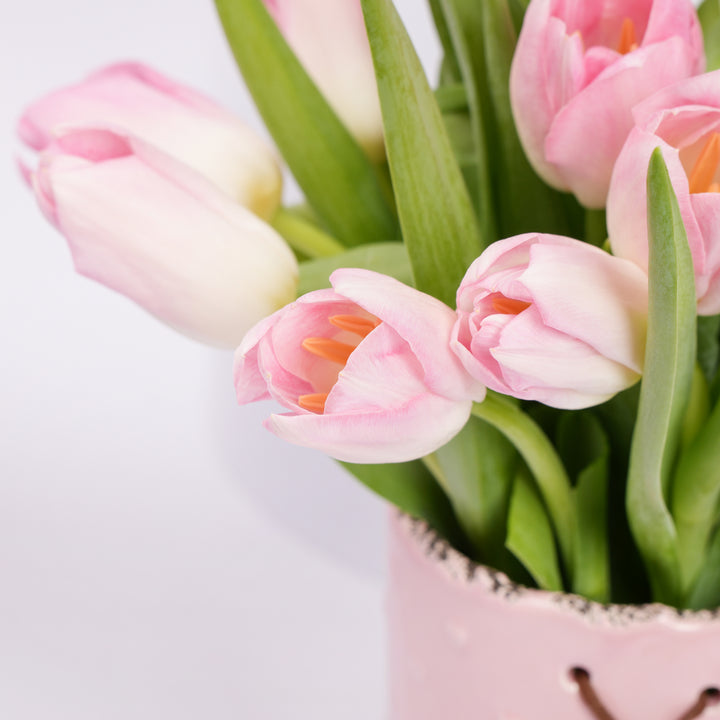 Pink Tulip Premium Pink Vase 