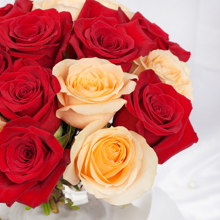 Fitna | Red n Peach Rose Bowl