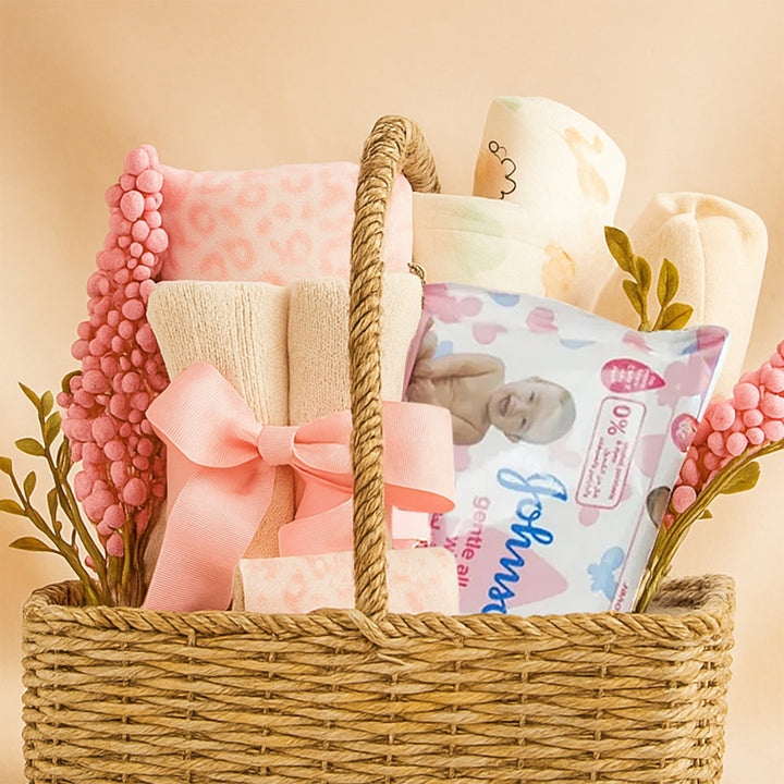 Baby Girl Comfort Gift Basket