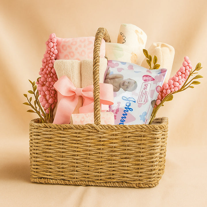 Baby Girl Comfort Gift Basket